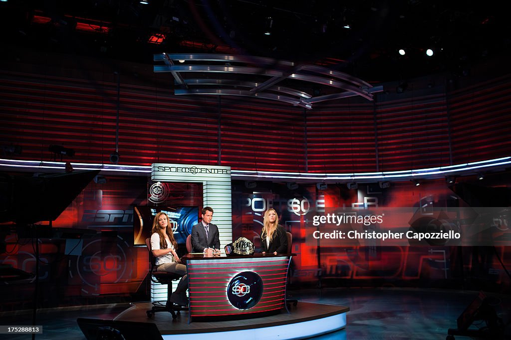 Ronda Rousey and Miesha Tate Tour ESPN