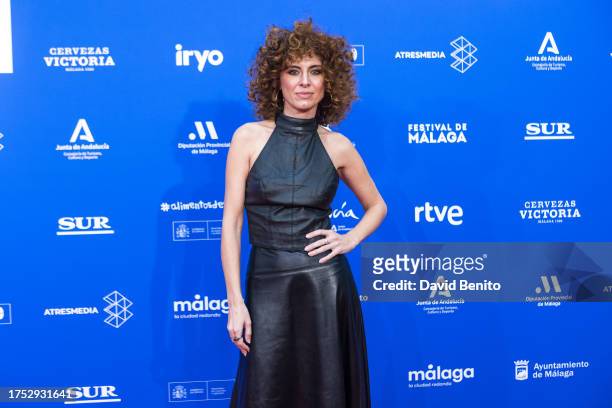 Cayetana Cabezas attends the photocall for "Malaga Ciudad De Cine" at Fundación Real Fábrica de Tapices on October 23, 2023 in Madrid, Spain.