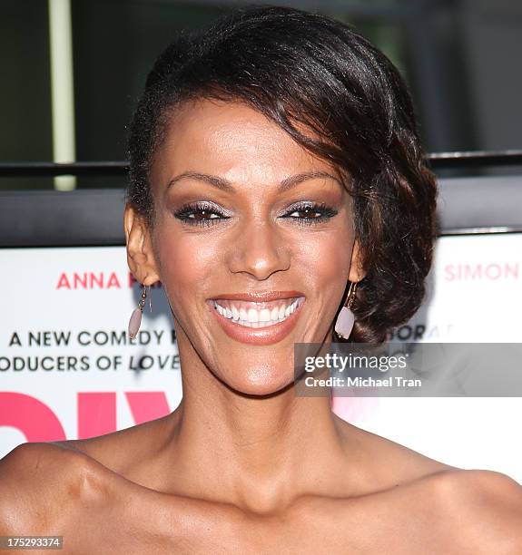 Judi Shekoni arrives at a Los Angeles special screening of "I Give It A Year" held at ArcLight Hollywood on August 1, 2013 in Hollywood, California.