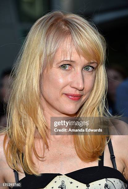 Actress and comedian Kris McGaha arrives at a special Los Angeles screening of "I Give It A Year" at the ArcLight Hollywood on August 1, 2013 in...