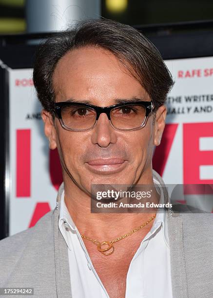 Fashion designer Lloyd Klein arrives at a special Los Angeles screening of "I Give It A Year" at the ArcLight Hollywood on August 1, 2013 in...