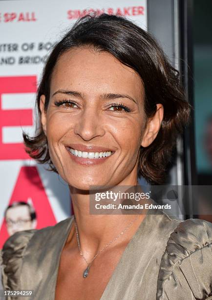 Actress Bahia Haifi arrives at a special Los Angeles screening of "I Give It A Year" at the ArcLight Hollywood on August 1, 2013 in Hollywood,...