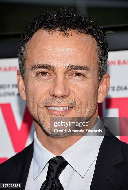 Actor Matt Cinquanta arrives at a special Los Angeles screening of "I Give It A Year" at the ArcLight Hollywood on August 1, 2013 in Hollywood,...