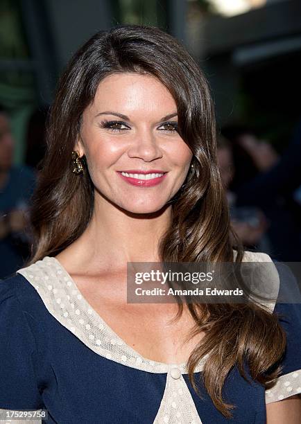 Actress Danielle Vasinova arrives at a special Los Angeles screening of "I Give It A Year" at the ArcLight Hollywood on August 1, 2013 in Hollywood,...