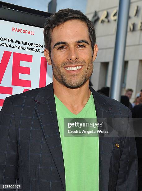 Actor Christopher Wolfe arrives at the Screening of Magnolia Pictures' 'I Give It A Year' at ArcLight Hollywood on August 1, 2013 in Hollywood,...