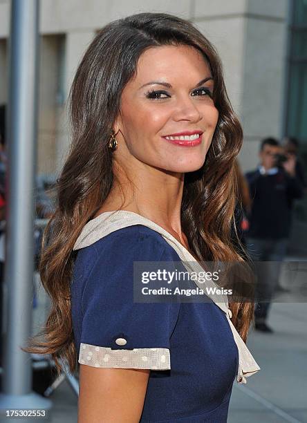 Actress Danielle Vasinova arrives at the Screening of Magnolia Pictures' 'I Give It A Year' at ArcLight Hollywood on August 1, 2013 in Hollywood,...