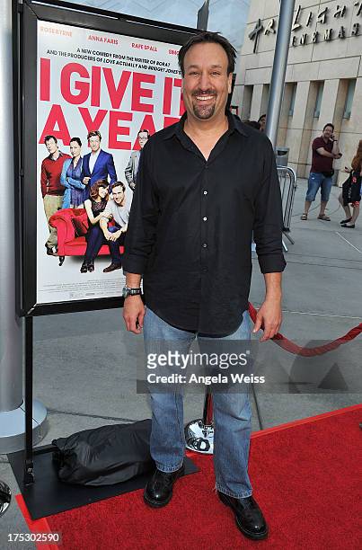 Actor Gabriel Jarret arrives at the Screening of Magnolia Pictures' 'I Give It A Year' at ArcLight Hollywood on August 1, 2013 in Hollywood,...