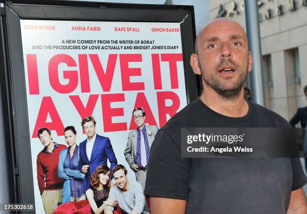 Director Dan Mazer arrives at the Screening of Magnolia Pictures' 'I Give It A Year' at ArcLight Hollywood on August 1, 2013 in Hollywood, California.