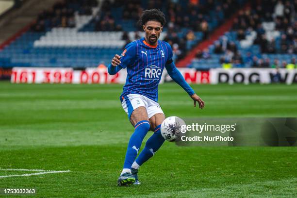 during the Vanarama National League match between Oldham Athletic