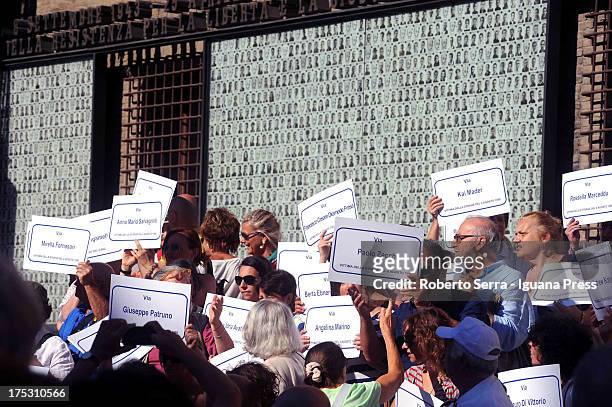 Relatives of the victims of the 02 August 1980's attack at the Bologna's railway station propose to entitle streets with the names of the victims on...