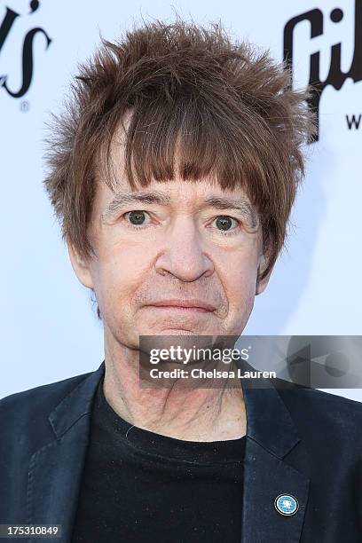 Radio personality Rodney Bingenheimer arrives at the 6th annual Sunset Strip Music Festival launch party honoring Joan Jett at House of Blues Sunset...