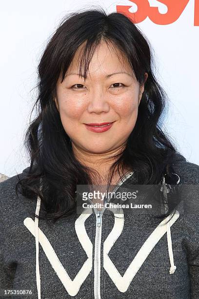 Comedienne Margaret Cho arrives at the 6th annual Sunset Strip Music Festival launch party honoring Joan Jett at House of Blues Sunset Strip on...