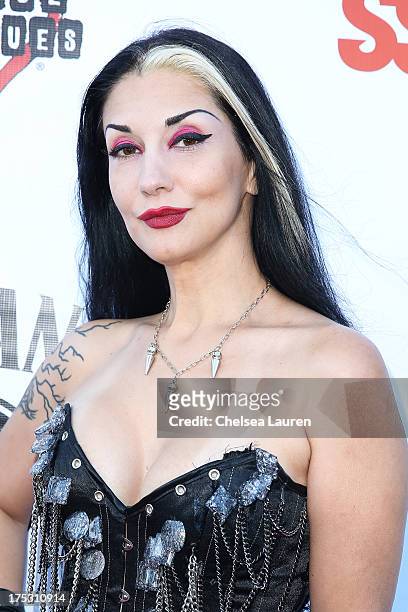 Metal Sanaz arrives at the 6th annual Sunset Strip Music Festival launch party honoring Joan Jett at House of Blues Sunset Strip on August 1, 2013 in...