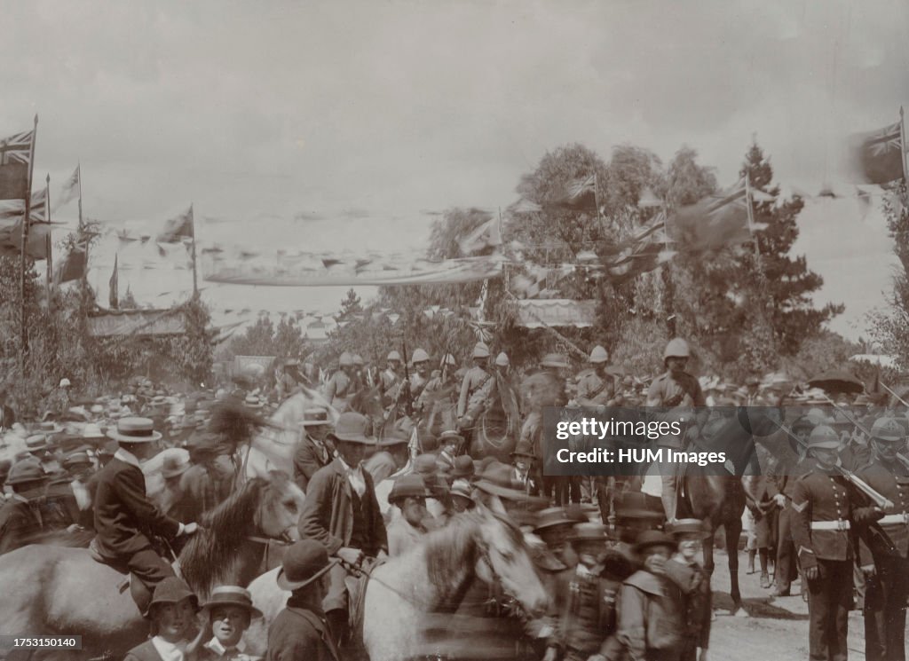 Returning soldiers from the Boer War, 1900