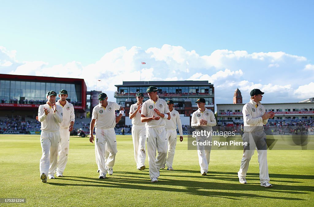 England v Australia: 3rd Investec Ashes Test - Day Two