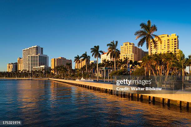 west palm beach, florida, exterior view - palm beach county - fotografias e filmes do acervo