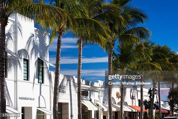 palm beach, florida, exterior view - palm beach county stock-fotos und bilder