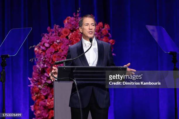 Marc J. Leder speaks onstage at Angel Ball 2023 hosted by Gabrielle's Angel Foundation at Cipriani Wall Street on October 23, 2023 in New York City.