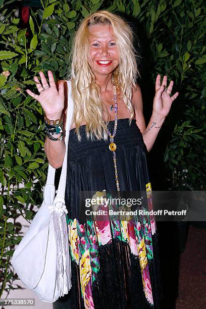 Actress Fiona Gelin attends 'Student and Mr. Henri' play at 29th Ramatuelle Festival : Day 3 on August 2, 2013 in Ramatuelle, France.