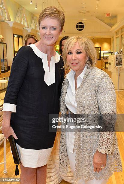 Mandi Norwood and Candy Udell attend the Hamptons Magazine Celebrates The London Jewelers Trunk Show at on August 2, 2013 in East Hampton, New York.