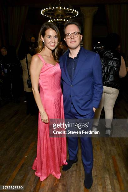 Melissa DeRosa and Mike Taylor celebrate the launch of her new book “What’s Left Unsaid” at Hotel Chelsea on October 23, 2023 in New York City.