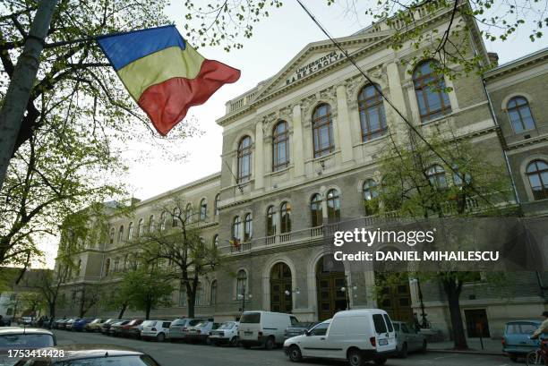 General view of Babes-Bolyai University building in Cluj Napoca city, 470km morth-west from Bucharest, 24 April 2004. AFP PHOTO DANIEL MIHAILESCU