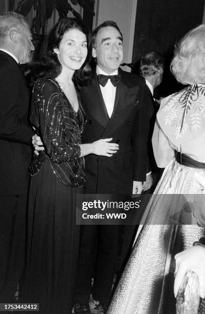 Sherry Lansing and Daniel Melnick attend an event in Los Angeles, California, on November 4, 1981.