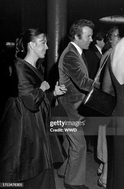 Marcy Lafferty and William Shatner attend an event, featuring a performance of the ballet "Don Quixote," at the Los Angeles Music Center in Los...