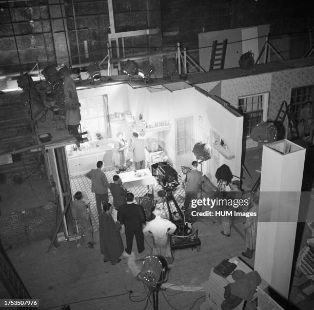 Cinetone-Omo Studios during the making of the film 'Stars Shine Everywhere,' or Sterren stralen overal, directed by Gerard Rutten ca: December 10,...