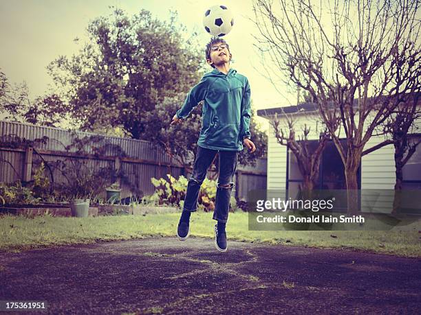 heading football - indian football stock pictures, royalty-free photos & images