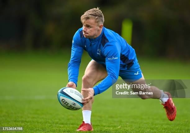 Dublin , Ireland - 30 October 2023; Ben Murphy during Leinster Rugby squad training session at UCD in Dublin.