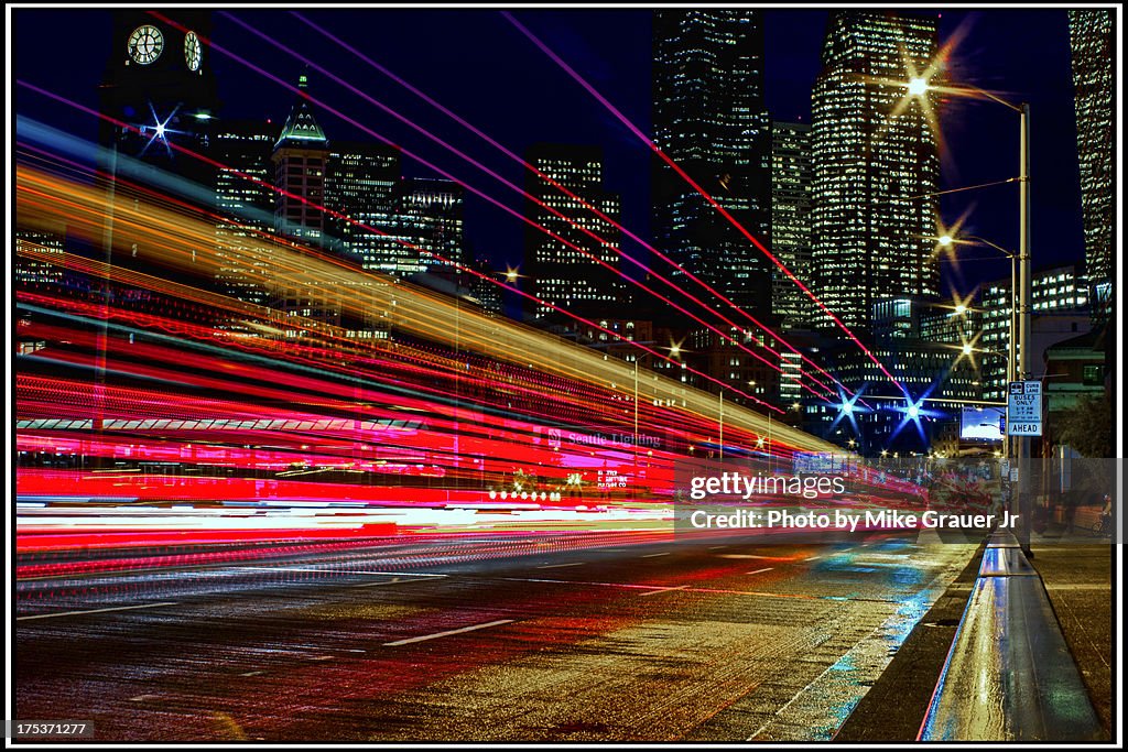 City Lights in Seattle