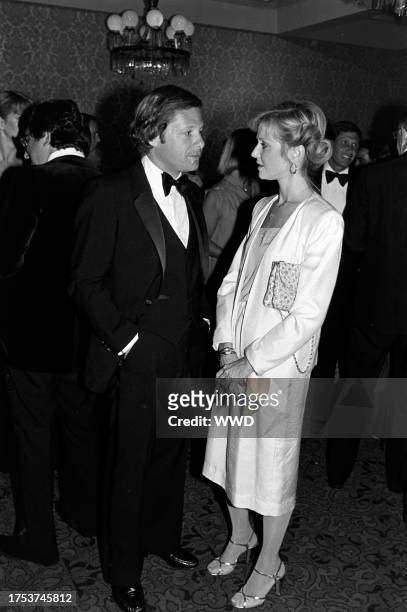 Michael Ovitz and Judy Ovitz attend a party at the Beverly Hilton Hotel in Beverly Hills, California, on August 12, 1981.