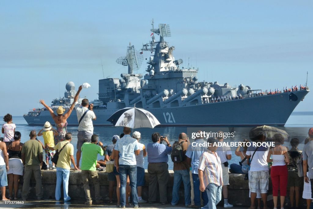 CUBA-RUSSIA-WARSHIPS