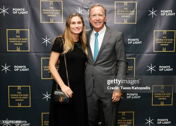 Lauren Bush Lauren and Neil Bush attend the George H.W. Bush Points of Light Awards on October 26, 2023 at the Ronald Reagan Building and...
