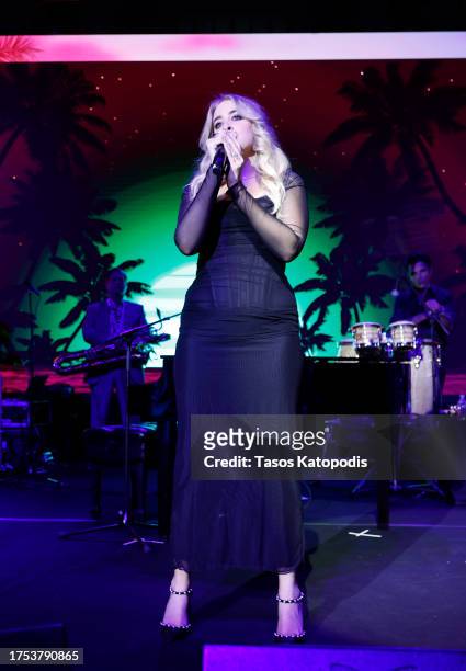 Ambha Love performs onstage with The Beach Boys during the George H.W. Bush Points of Light Awards on October 26, 2023 at the Ronald Reagan Building...
