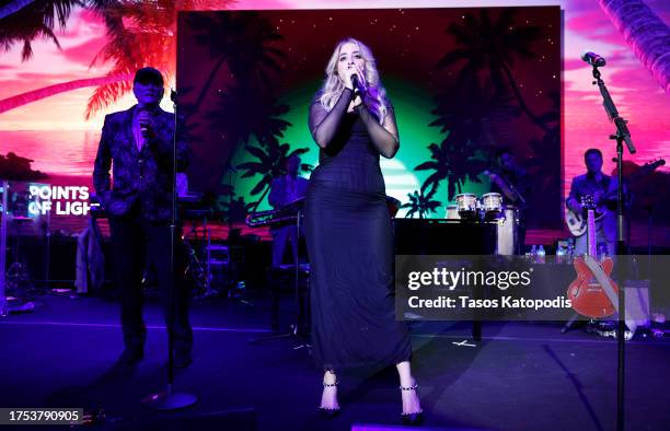 Ambha Love performs onstage with The Beach Boys during the George H.W. Bush Points of Light Awards on October 26, 2023 at the Ronald Reagan Building...