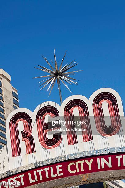 reno sign - reno stock pictures, royalty-free photos & images