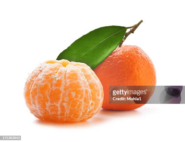 mandarin - half complete stock pictures, royalty-free photos & images