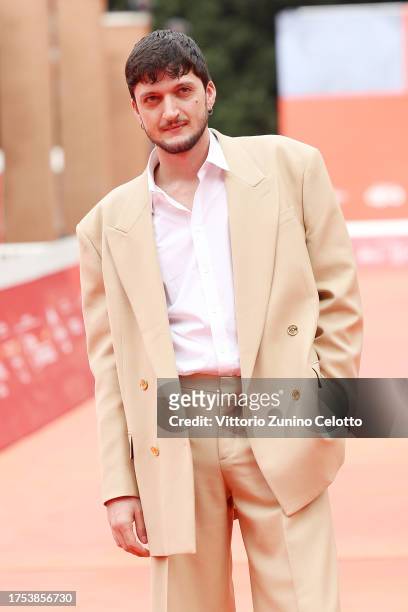 Andrea Lattanzi attends a red carpet for the movie "Io E Il Secco" at the 21st Alice Nella Città during the 18th Rome Film Festival on October 24,...