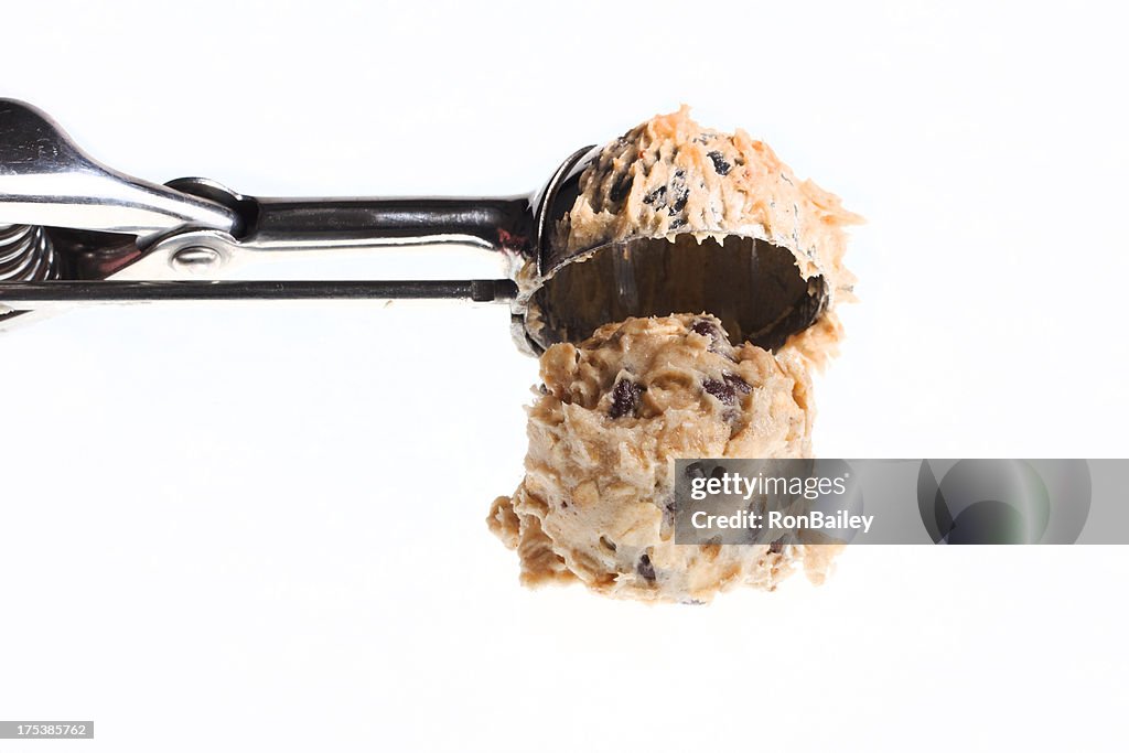 Scooping Cookie Dough