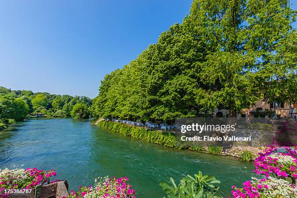 mincio river, italy - river mincio stock pictures, royalty-free photos & images