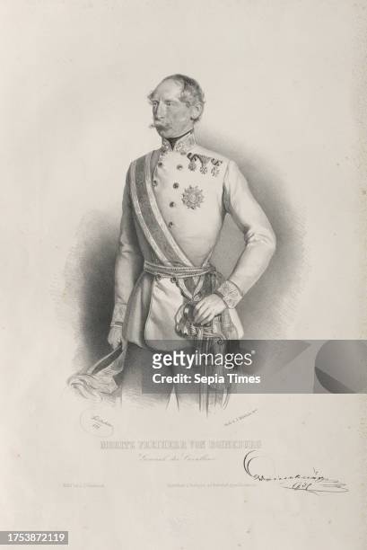 Moritz Freiherr von Boineburg; General of the Cavalry, Josef Kriehuber , lithographer, J. Höfelich's widow, printer, L. T. Neumann k.k....