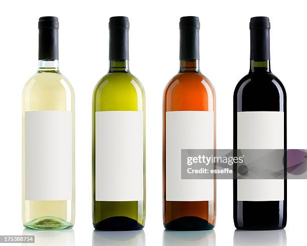 wine bottles - empty wine glass 個照片及圖片檔