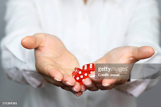 showing dices - dice stock pictures, royalty-free photos & images