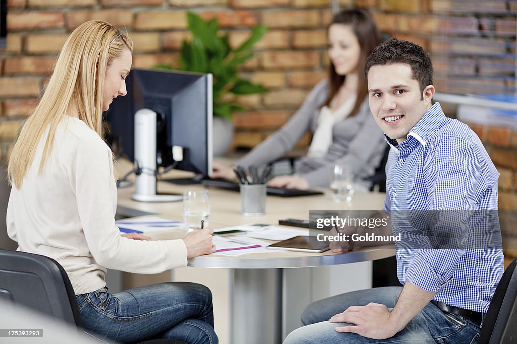 Group Of Business People In Office