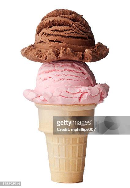 ice cream cone - symmetry stock pictures, royalty-free photos & images