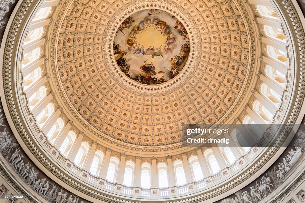 Interior do Estados Unidos Capitol Dome