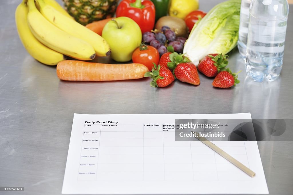 Diario de comidas todos los días y opciones para comer de manera saludable