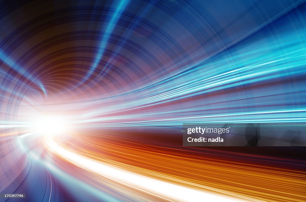 Abstract Speed motion in highway tunnel